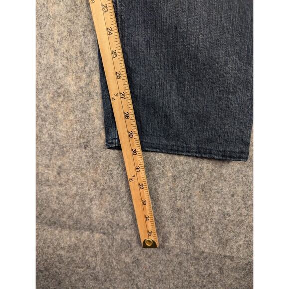 Hugo Boss Jeans Men's 40x32 Straight Leg Mid-Rise Stretch Cotton Denim Blue - Picture 6 of 12